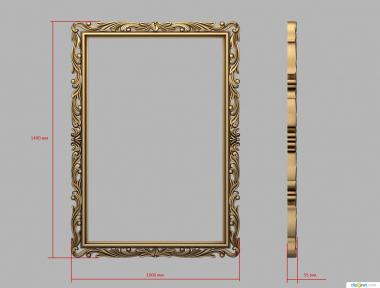 Mirrors and frames (RM_0984) 3D model for CNC machine