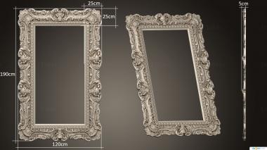 Mirrors and frames (RM_1088) 3D model for CNC machine