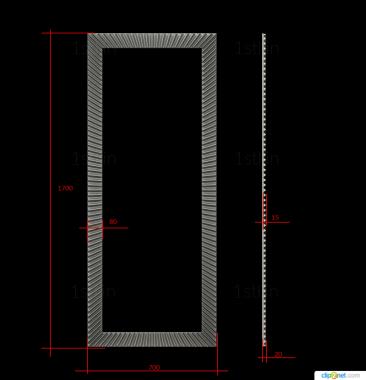 Mirrors and frames (RM_1102) 3D model for CNC machine