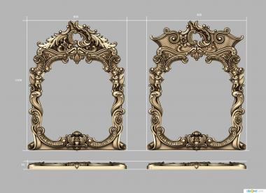 Mirrors and frames (RM_1115) 3D model for CNC machine