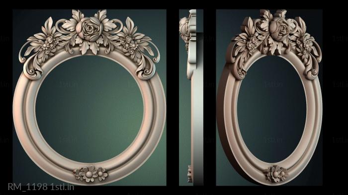 दर्पण और फ्रेम (RM_1198) सीएनसी मशीन के लिए 3D मॉडल