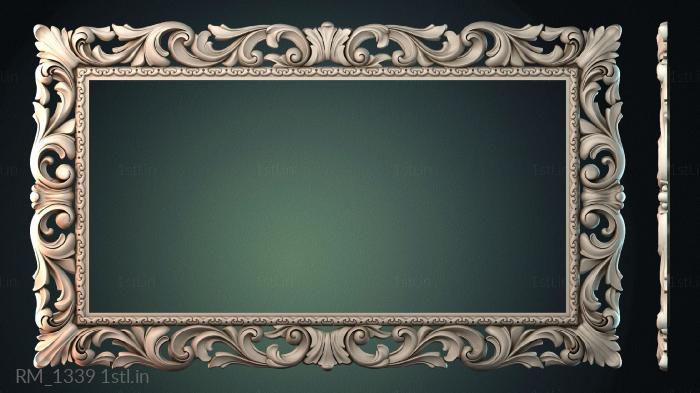 Mirrors and frames (RM_1339) 3D model for CNC machine