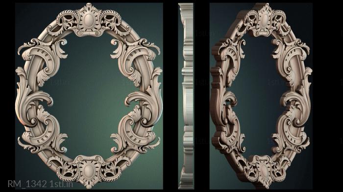 Mirrors and frames (RM_1342) 3D model for CNC machine