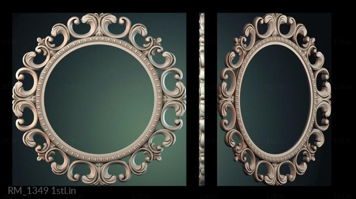 Mirrors and frames (RM_1349) 3D model for CNC machine