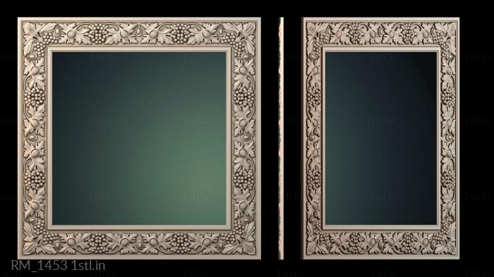 दर्पण और फ्रेम (RM_1453) सीएनसी मशीन के लिए 3D मॉडल