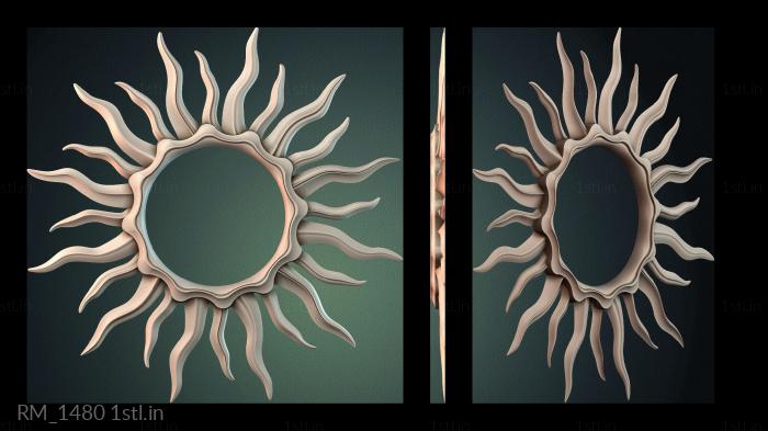 दर्पण और फ्रेम (RM_1480) सीएनसी मशीन के लिए 3D मॉडल