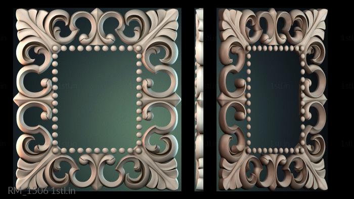 दर्पण और फ्रेम (RM_1506) सीएनसी मशीन के लिए 3D मॉडल