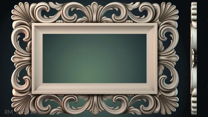 दर्पण और फ्रेम (RM_1551) सीएनसी मशीन के लिए 3D मॉडल