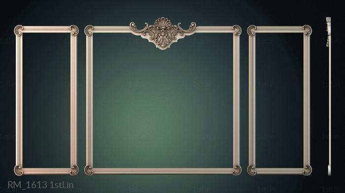 दर्पण और फ्रेम (RM_1613) सीएनसी मशीन के लिए 3D मॉडल