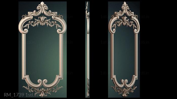 दर्पण और फ्रेम (RM_1739) सीएनसी मशीन के लिए 3D मॉडल