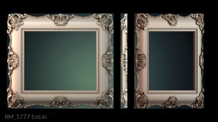 दर्पण और फ्रेम (RM_1777) सीएनसी मशीन के लिए 3D मॉडल