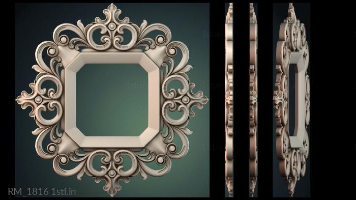 दर्पण और फ्रेम (RM_1816) सीएनसी मशीन के लिए 3D मॉडल