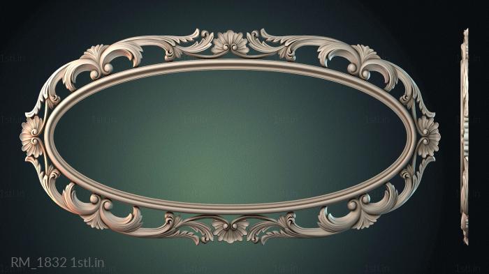 दर्पण और फ्रेम (RM_1832) सीएनसी मशीन के लिए 3D मॉडल