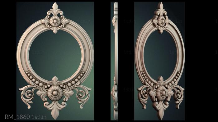 दर्पण और फ्रेम (RM_1860) सीएनसी मशीन के लिए 3D मॉडल