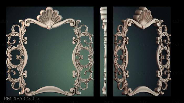दर्पण और फ्रेम (RM_1953) सीएनसी मशीन के लिए 3D मॉडल