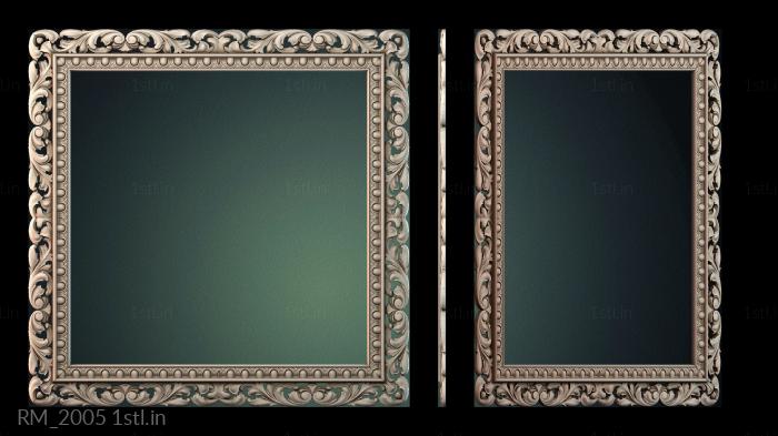 दर्पण और फ्रेम (RM_2005) सीएनसी मशीन के लिए 3D मॉडल