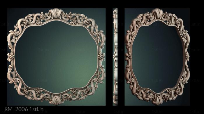 दर्पण और फ्रेम (RM_2006) सीएनसी मशीन के लिए 3D मॉडल