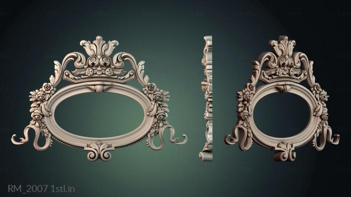 दर्पण और फ्रेम (RM_2007) सीएनसी मशीन के लिए 3D मॉडल