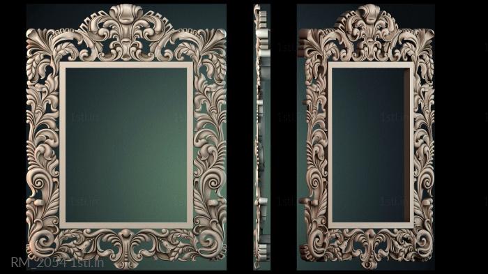 दर्पण और फ्रेम (RM_2054) सीएनसी मशीन के लिए 3D मॉडल