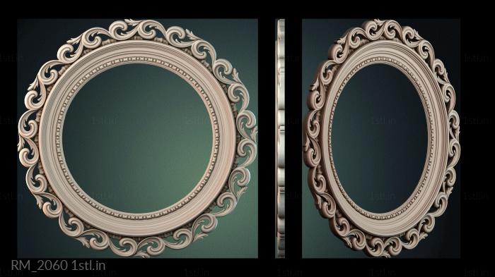 दर्पण और फ्रेम (RM_2060) सीएनसी मशीन के लिए 3D मॉडल