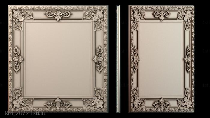 दर्पण और फ्रेम (RM_2079) सीएनसी मशीन के लिए 3D मॉडल