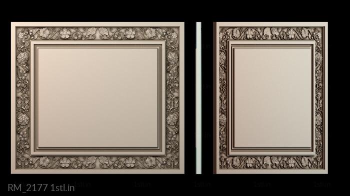 दर्पण और फ्रेम (RM_2177) सीएनसी मशीन के लिए 3D मॉडल
