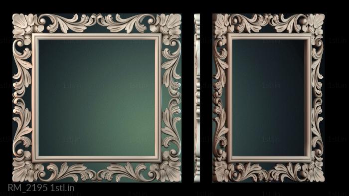 दर्पण और फ्रेम (RM_2195) सीएनसी मशीन के लिए 3D मॉडल