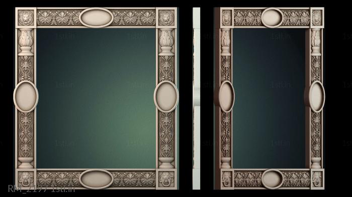 दर्पण और फ्रेम (RM_2197) सीएनसी मशीन के लिए 3D मॉडल