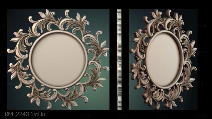 दर्पण और फ्रेम (RM_2243) सीएनसी मशीन के लिए 3D मॉडल