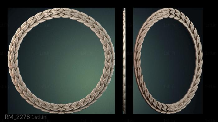 दर्पण और फ्रेम (RM_2278) सीएनसी मशीन के लिए 3D मॉडल