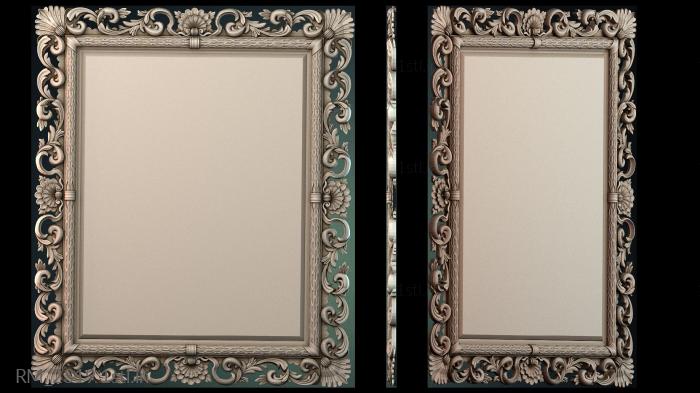 दर्पण और फ्रेम (RM_2319) सीएनसी मशीन के लिए 3D मॉडल