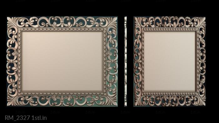 दर्पण और फ्रेम (RM_2327) सीएनसी मशीन के लिए 3D मॉडल