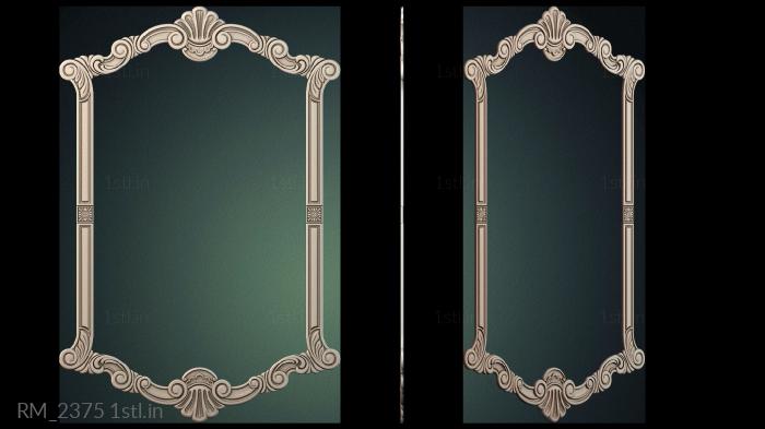 दर्पण और फ्रेम (RM_2375) सीएनसी मशीन के लिए 3D मॉडल
