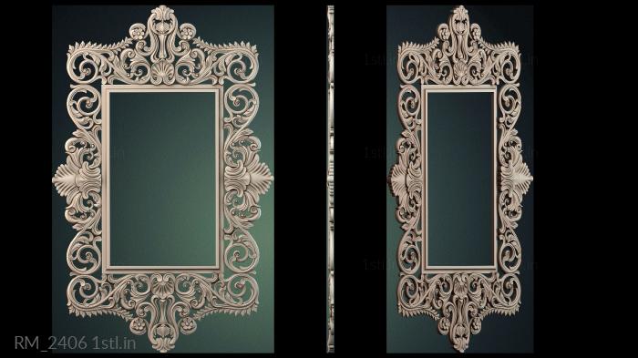 Mirrors and frames (RM_2406) 3D model for CNC machine