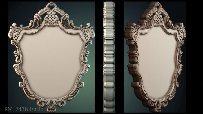 Mirrors and frames (RM_2438) 3D model for CNC machine