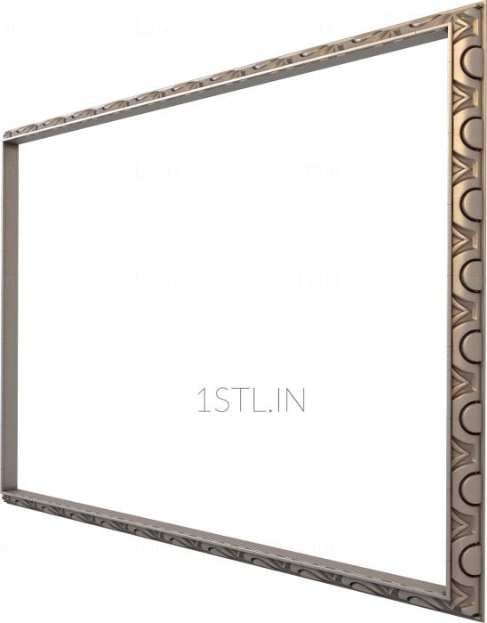 Baguette frame (RMB_0050-1) 3D model for CNC machine