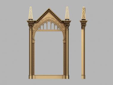 Floor frames (RN_0081) 3D model for CNC machine