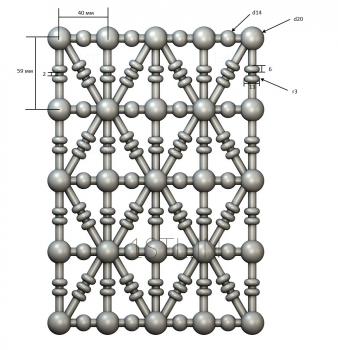 Lattice (RSH_0013) 3D model for CNC machine