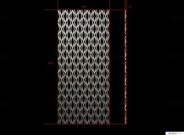 Lattice (RSH_0052) 3D model for CNC machine