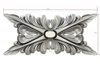 Rozette (RZ_0992) 3D model for CNC machine