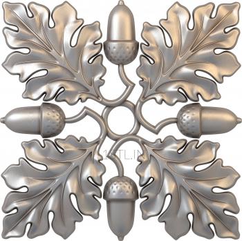 Rozette (RZ_1055) 3D model for CNC machine