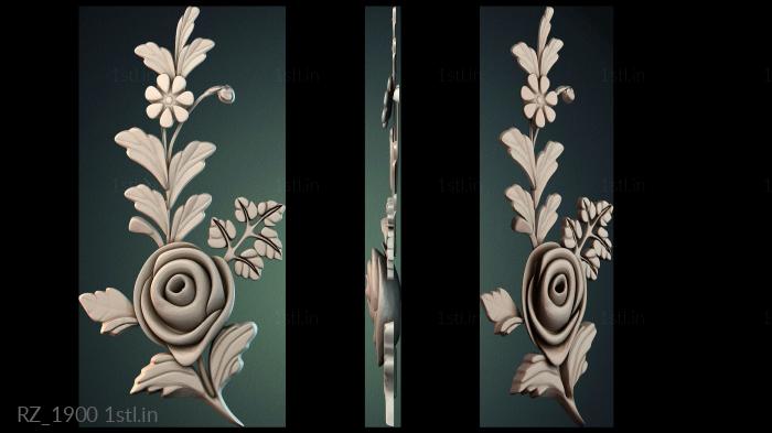 रोज़ेट (RZ_1900) सीएनसी मशीन के लिए 3D मॉडल