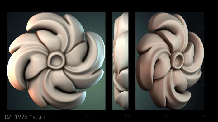 रोज़ेट (RZ_1976) सीएनसी मशीन के लिए 3D मॉडल