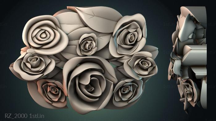 रोज़ेट (RZ_2000) सीएनसी मशीन के लिए 3D मॉडल