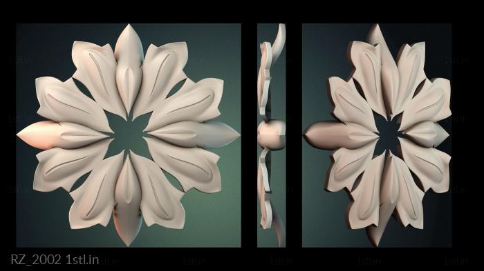 रोज़ेट (RZ_2002) सीएनसी मशीन के लिए 3D मॉडल