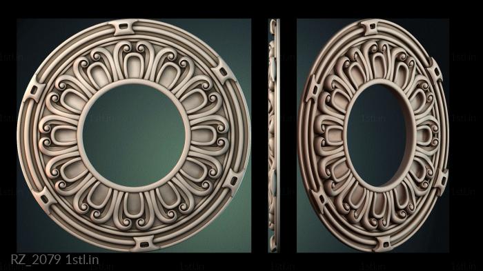 रोज़ेट (RZ_2079) सीएनसी मशीन के लिए 3D मॉडल