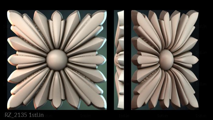 रोज़ेट (RZ_2135) सीएनसी मशीन के लिए 3D मॉडल