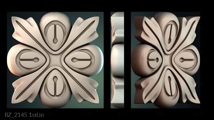 रोज़ेट (RZ_2145) सीएनसी मशीन के लिए 3D मॉडल