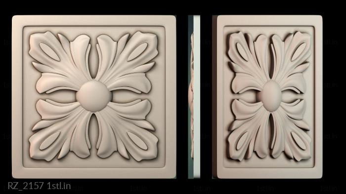 रोज़ेट (RZ_2157) सीएनसी मशीन के लिए 3D मॉडल