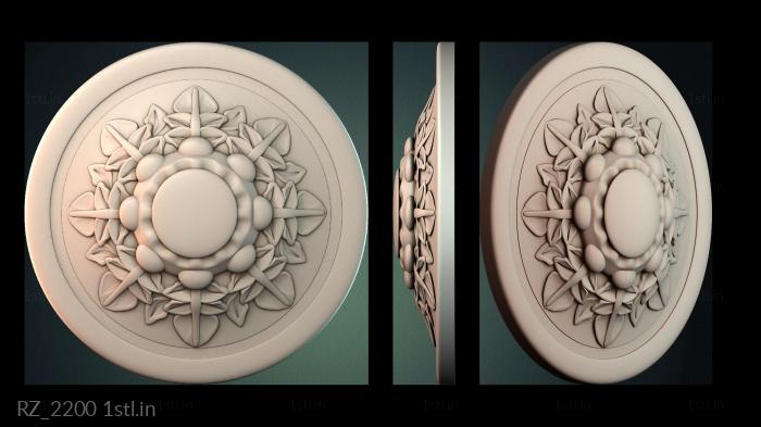 रोज़ेट (RZ_2200) सीएनसी मशीन के लिए 3D मॉडल